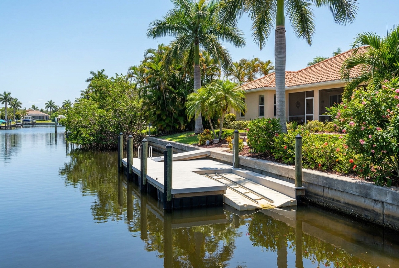 Floating dock + launch — Estero, FL