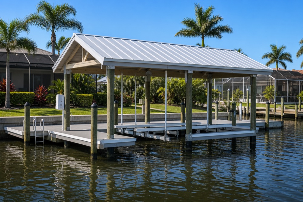 Boathouses in Naples, FL