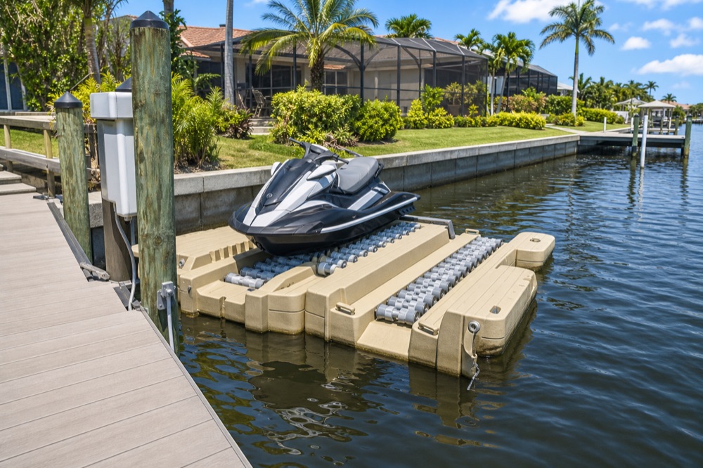 Jet Ski Lift vs. Floating Dock: Which Is Right for a Saltwater Canal?