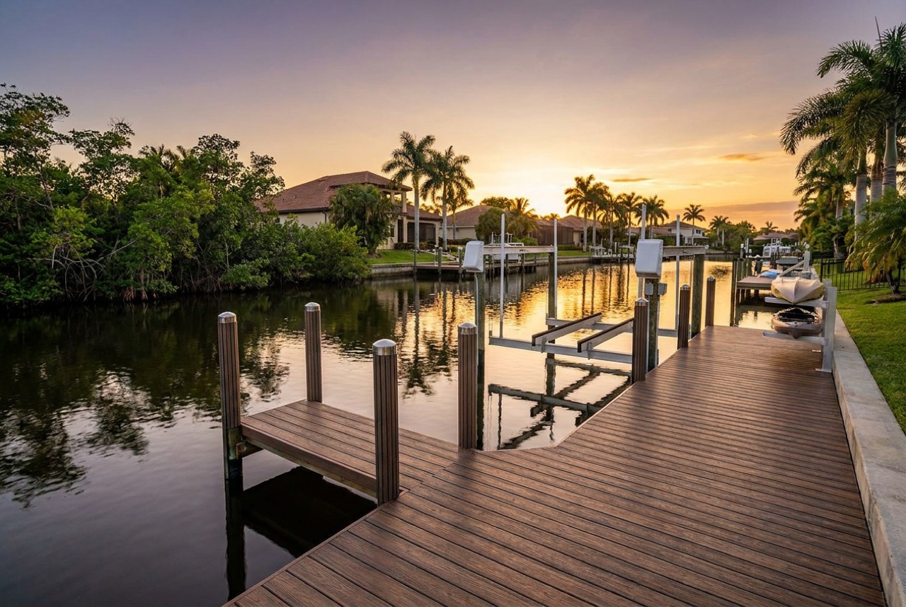 Custom Docks in Bonita Springs, FL — Florida Lifts & Docks