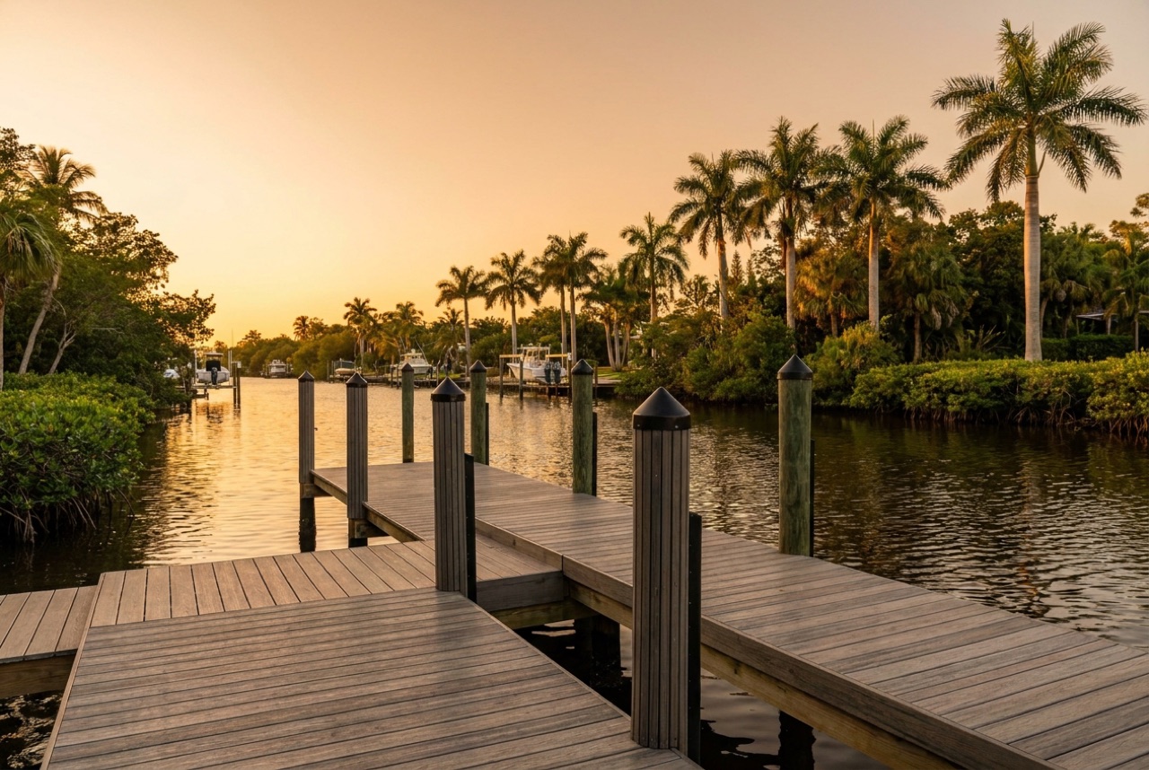 Custom Docks in Estero, FL — Florida Lifts & Docks