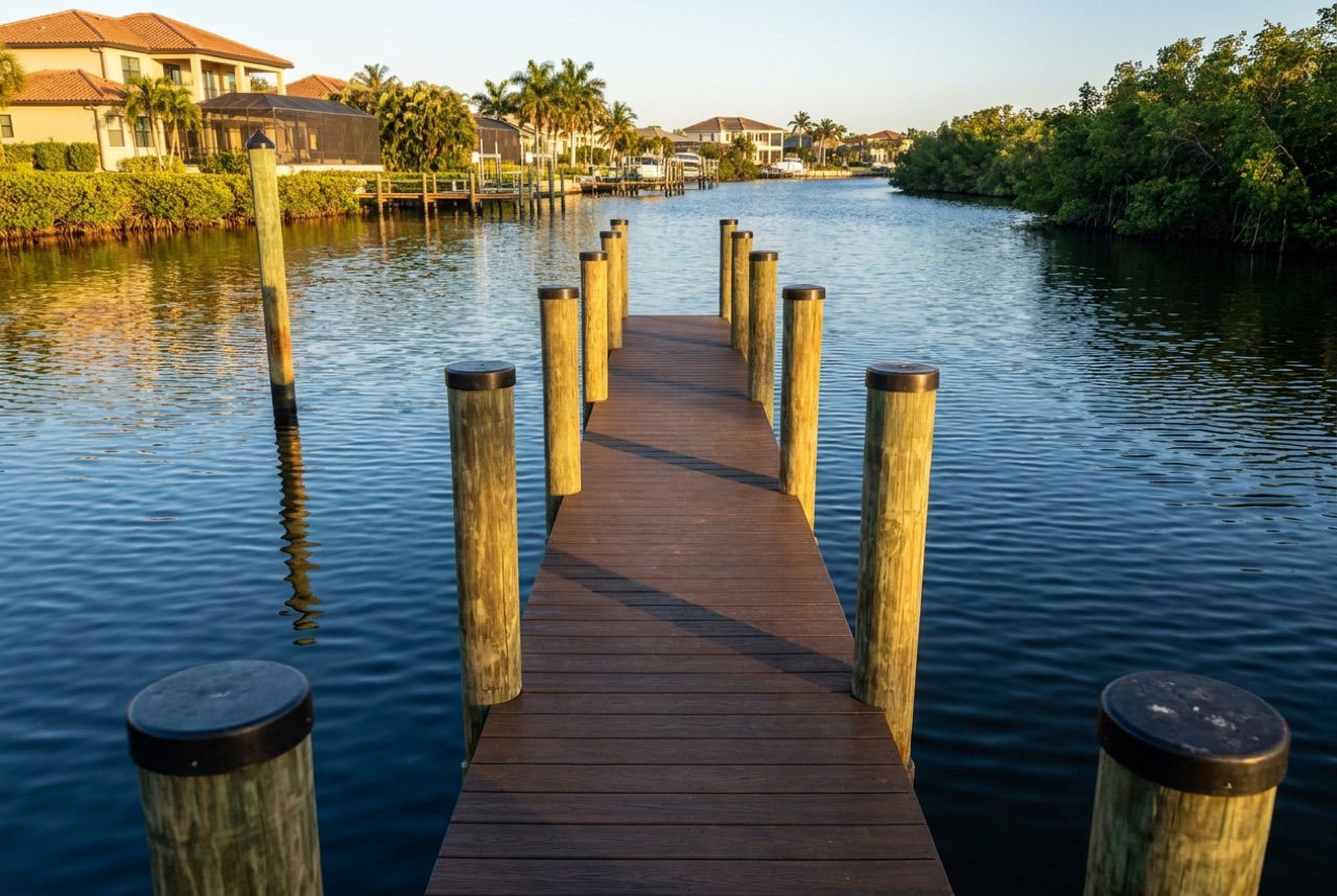 Custom Docks in Marco Island, FL — Florida Lifts & Docks