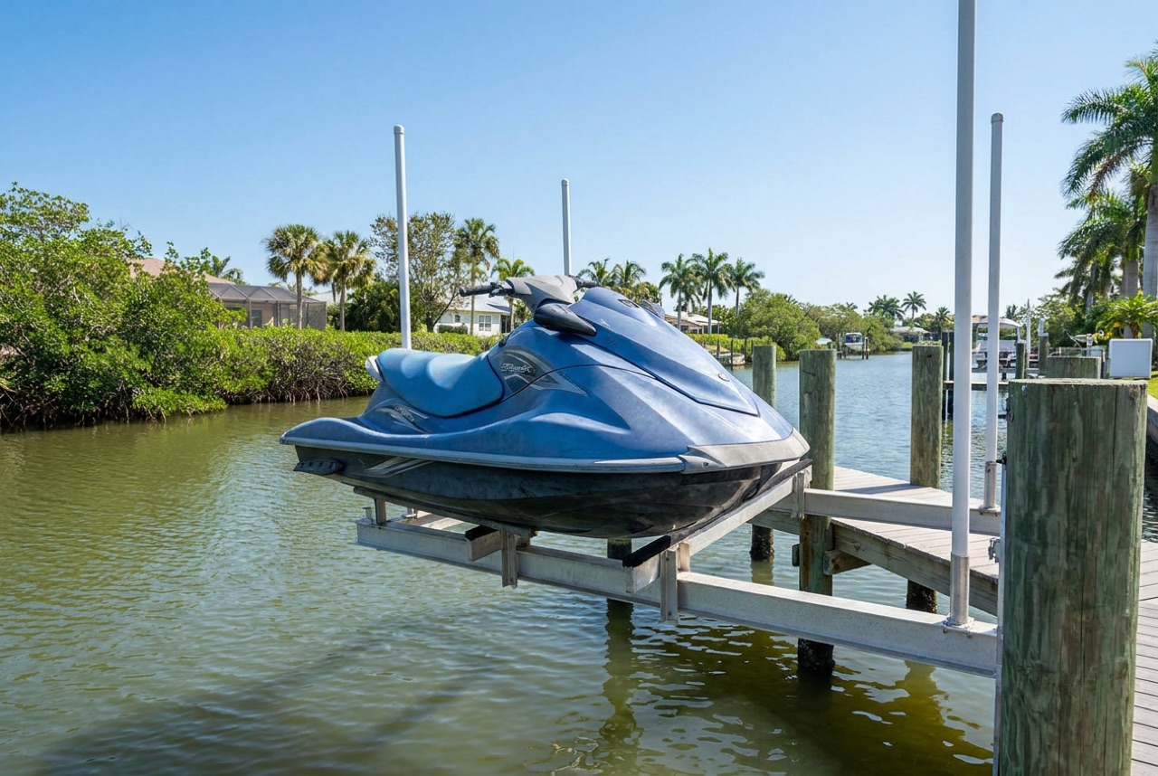 Jet Ski Lifts in Estero, FL — Florida Lifts & Docks