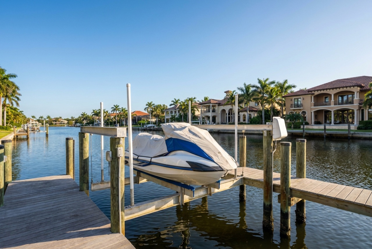 Jet Ski Lifts in Naples, FL — Florida Lifts & Docks