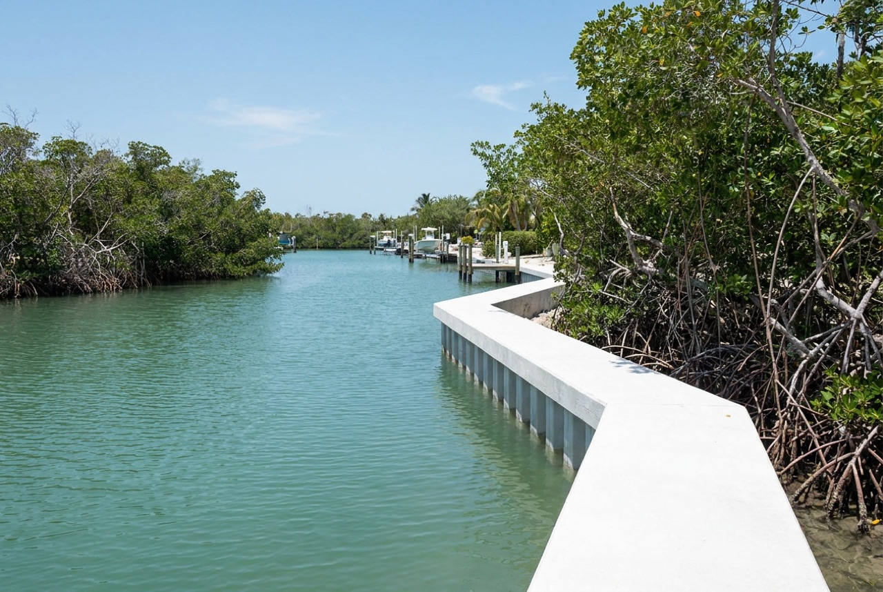 Seawalls in Sanibel Island, FL — Florida Lifts & Docks